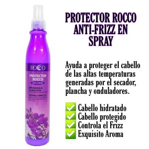 PROTECTOR TÉRMICO CAPILAR DISMINUYE FRIZZ ROCCO 375ML